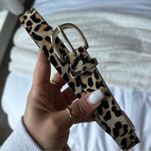 Cheeta print belt